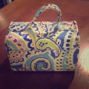 Vera Bradley travel jewelry case Capri Blue